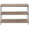 Console 3 Planches Teck/Metal Marron