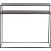 Console Rectangulaire 2 Planches Metal Noir