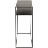 Console Rectangulaire 2 Planches Metal Noir