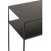 Console Rectangulaire 2 Planches Metal Noir