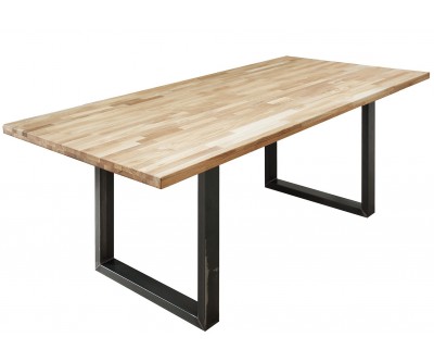 Table à manger Wotan 200cm chêne industriel