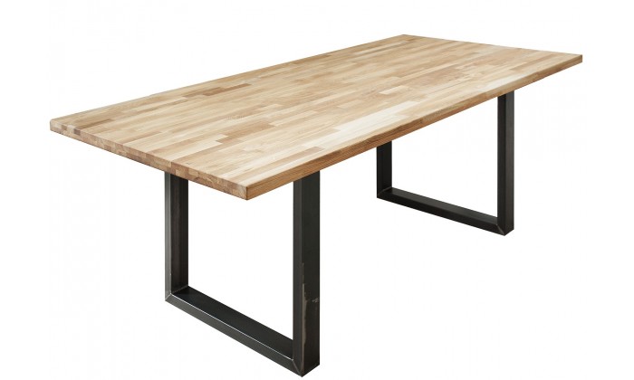Table à manger Wotan 200cm chêne industriel