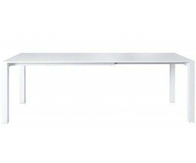 Table à manger X7 135-175-215cm blanc