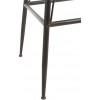 Table De Bar Bistro Metal/Bois Naturel/Noir