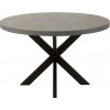 Table Bar Rond Bois/Metal Naturel/Noir