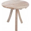 Table Ronde 3 Pieds Bois Naturel