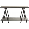 Table De Presentation Bois/Metal Gris