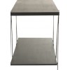 Table De Presentation Bois/Metal Gris