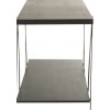 Table De Presentation Bois/Metal Gris