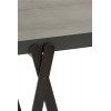 Table De Presentation Bois/Metal Gris