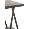 Table De Presentation Bois/Metal Gris