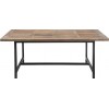 Table A Manger Bois/Metal Marron+Noir