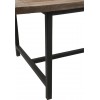 Table A Manger Bois/Metal Marron+Noir