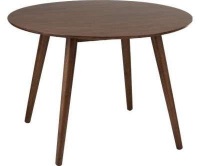 Table Ronde Vintage Bois Marron