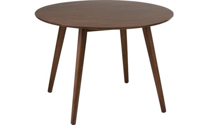 Table Ronde Vintage Bois Marron