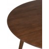 Table Ronde Vintage Bois Marron