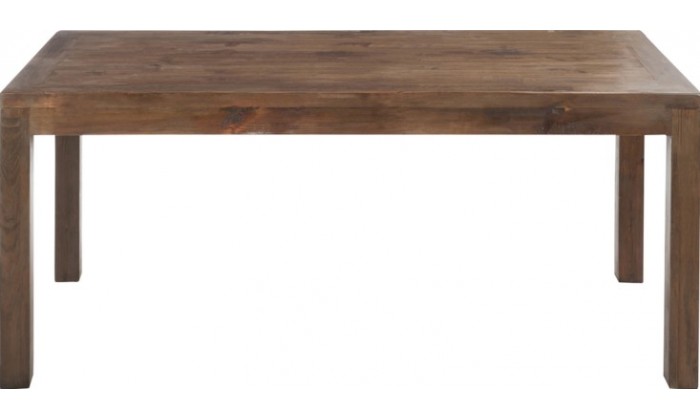 Table A Manger Epuree Bois Naturel 180X90X76Cm