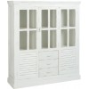 Vitrine 2 Portes Bois Blanc