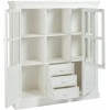 Vitrine 2 Portes Bois Blanc