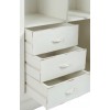 Vitrine 2 Portes Bois Blanc