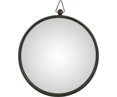 Miroir Bombe Metal Noir Medium