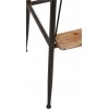 Tabouret De Bar Bistro Metal/Bois Naturel/Noire