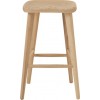 Chaise De Bar Scandinave Bois Naturel