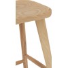 Chaise De Bar Scandinave Bois Naturel