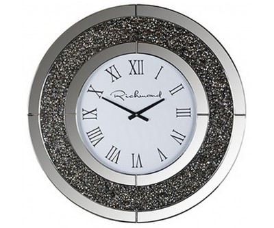 Horloge Mural  Horloge Chasin rond avec paillettes