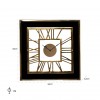 Horloge mural carré gold  Trayson