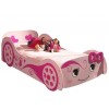 Lit enfant voiture fille rose violette PAPILLON