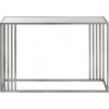 Console Rectangulaire Metal/Verre Argent