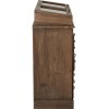 Armoire Tiroirs + Vitrine Bois Marron
