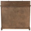 Armoire Tiroirs + Vitrine Bois Marron