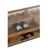 Table Basse Pour Bouteilles De Vin Bois Naturel