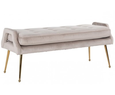 Banc Canapé Khaki Velvet / gold Rebel