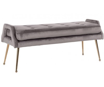 Banc canapé Khaki Gris  / Or Rebel