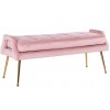 Banc canapé Khaki rose / Or Rebel