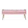 Banc canapé Khaki rose / Or Rebel