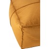 Pouf Carre Velours Ocre