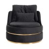 Fauteuil Stone velours / Or Kylie