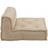 Coussin Dossier Coton Beige