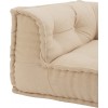 Coussin Angle Coton Beige