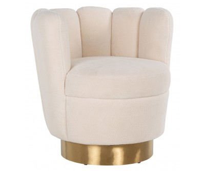 Fauteuil cream faux peau de mouton Mayfair