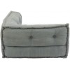 Coussin Bas Coton Bleu