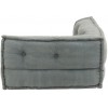 Coussin Bas Coton Bleu