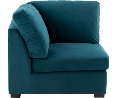 Fauteuil Coin Velours Vert