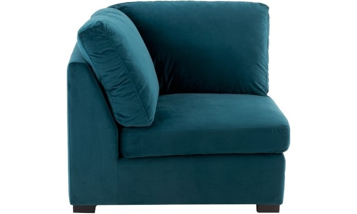 Fauteuil Coin Velours Vert