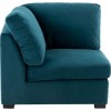 Fauteuil Coin Velours Vert