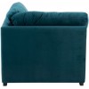 Fauteuil Coin Velours Vert